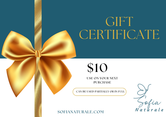 SOFIA NATURALE Gift Certificate