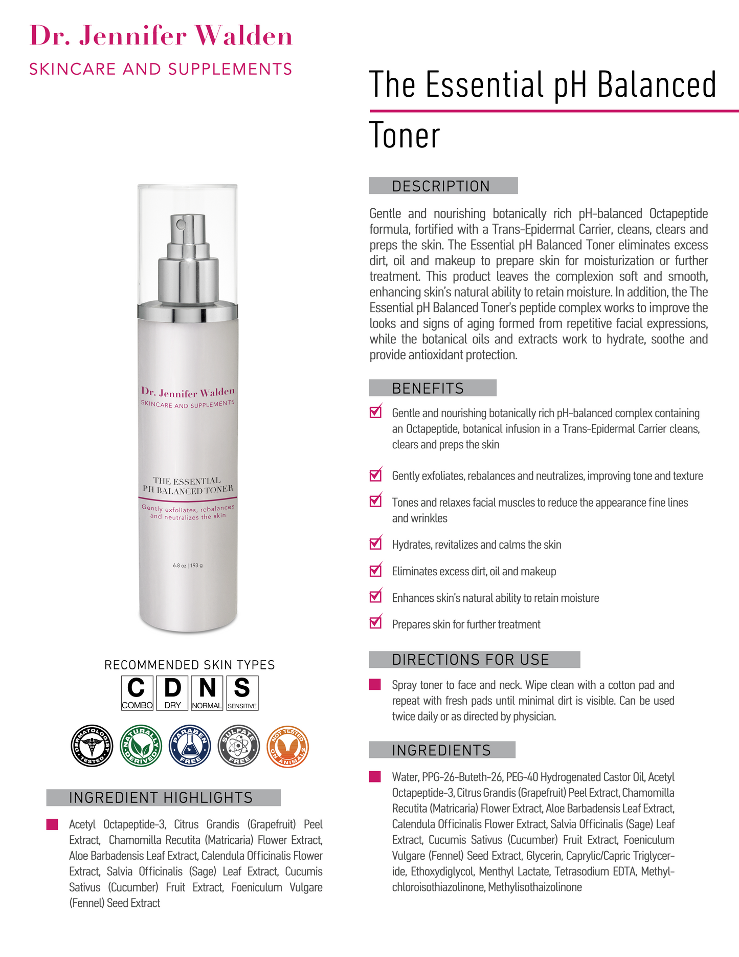 THE ESSENTIAL pH BALANCED TONER-4