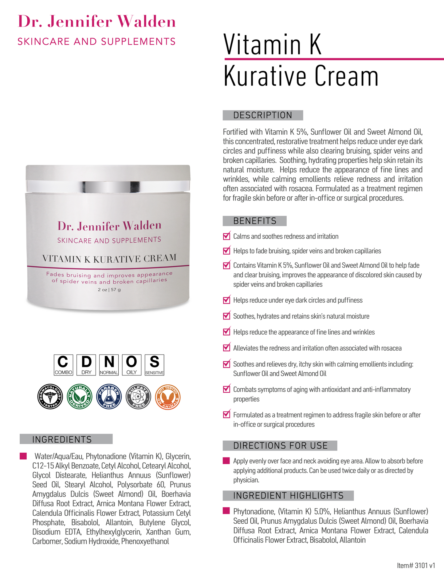 VITAMIN K KURATIVE CREAM-3