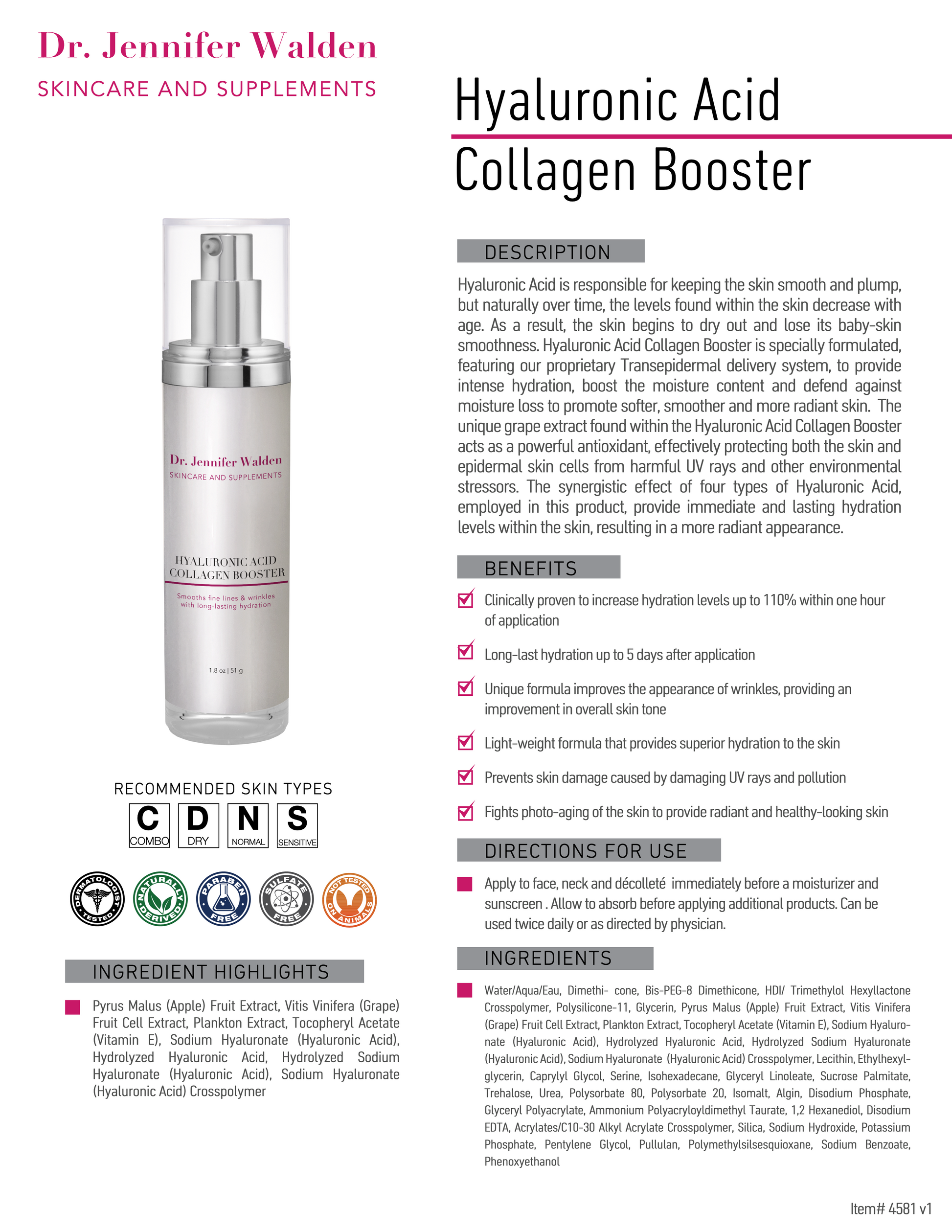 HYALURONIC ACID COLLAGEN BOOSTER-4