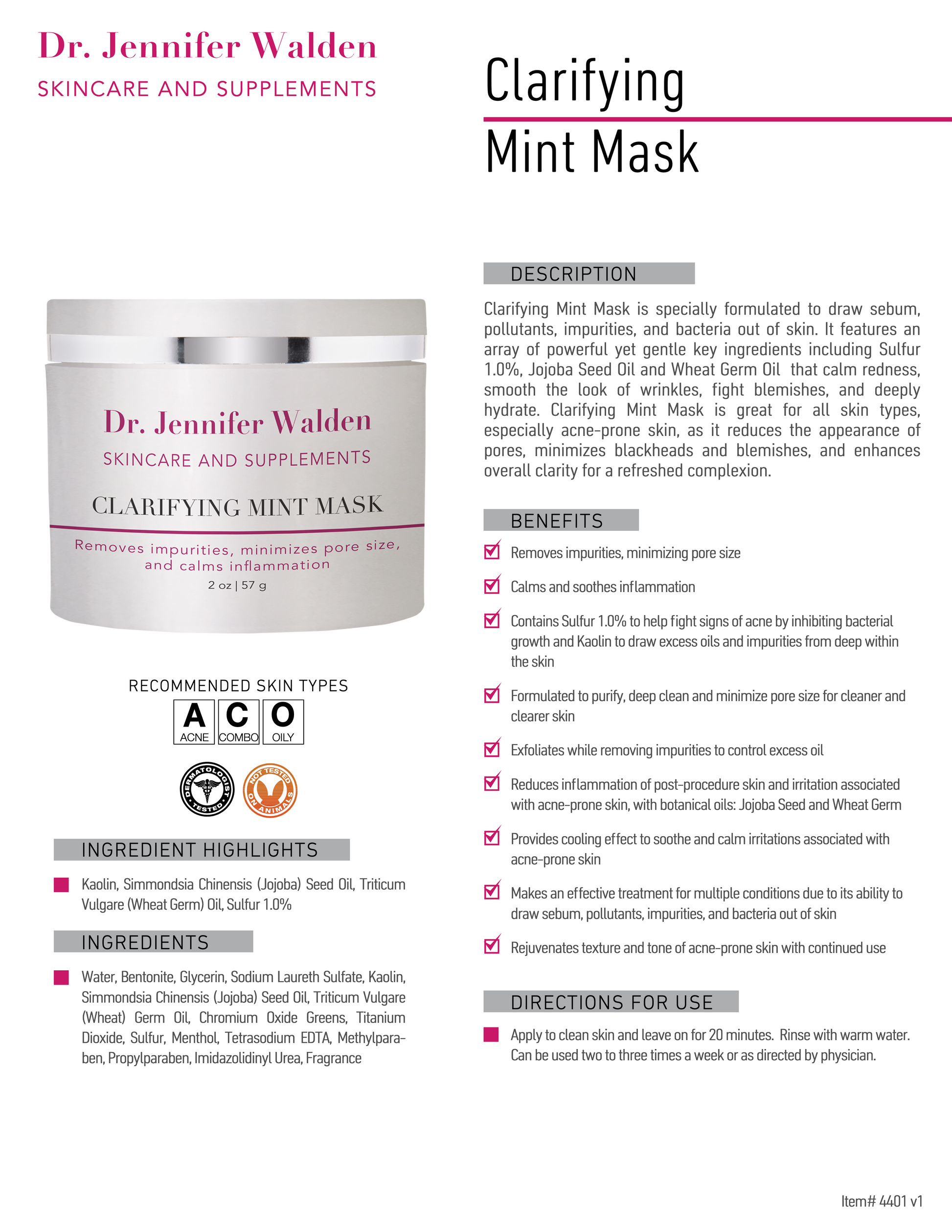 CLARIFYING MINT MASK-4