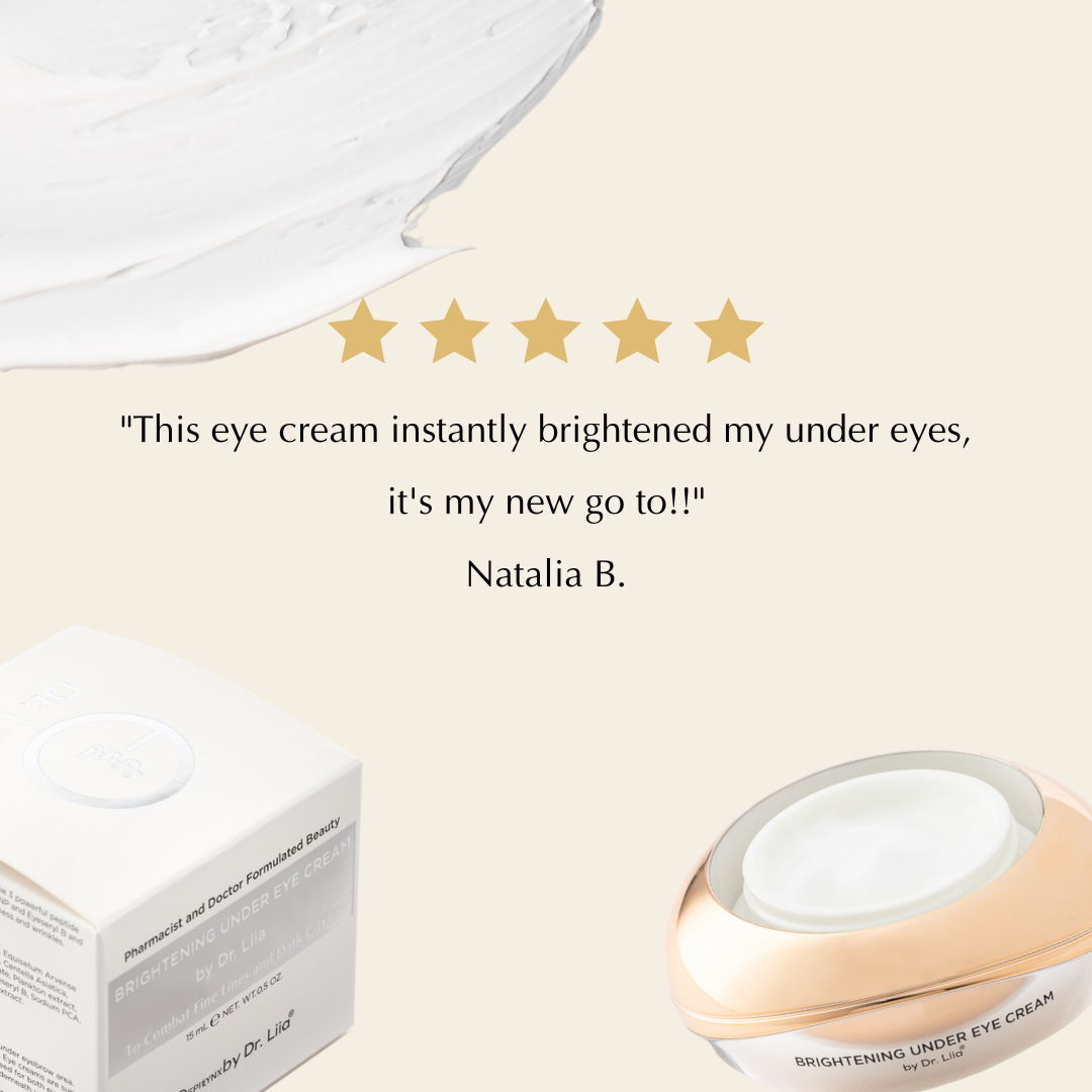 Brightening Under Eye Cream with Active Peptides 