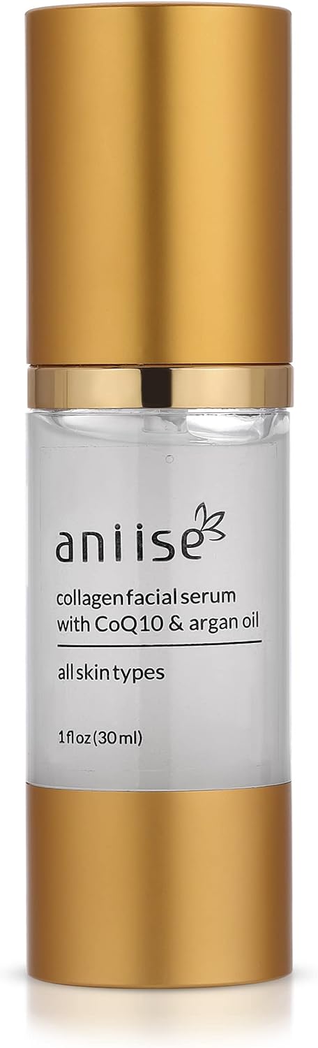 Anti-Aging Collagen Facial Serum with CoQ10 & Argan Oil