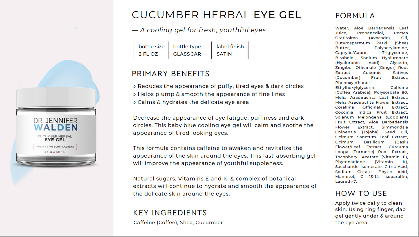 Cucumber Herbal Eye Firming Gel-3