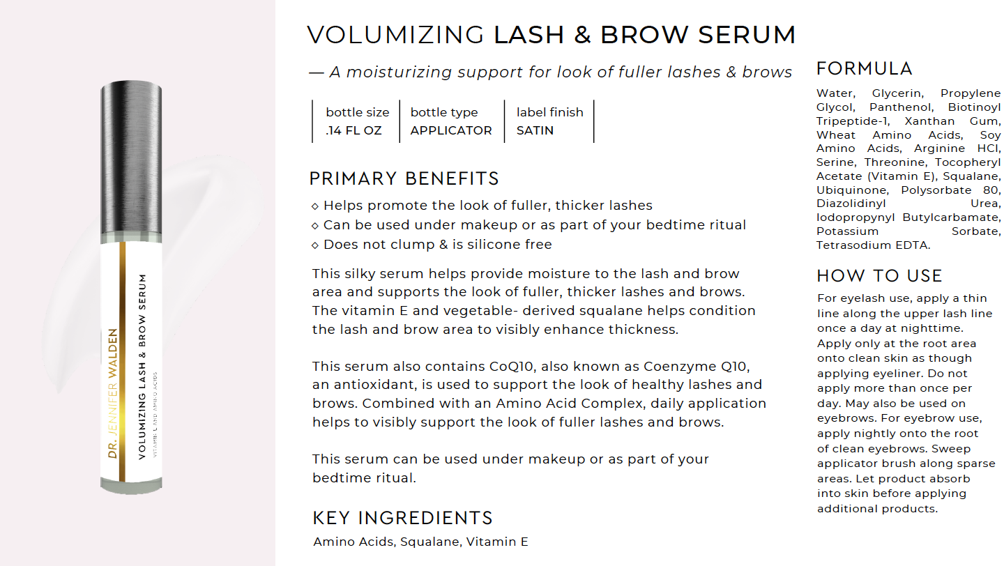 Volumizing Lash & Brow Serum with CoQ10-5